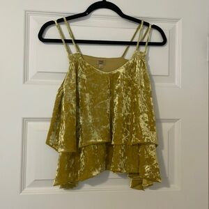 True craft Crushed Velvet Tank